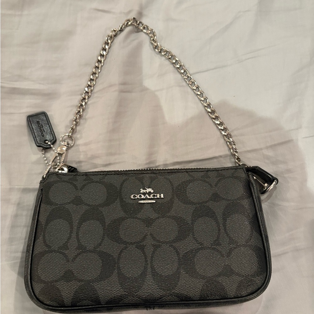Coach Nolita 19 Signature Chain Wristlet